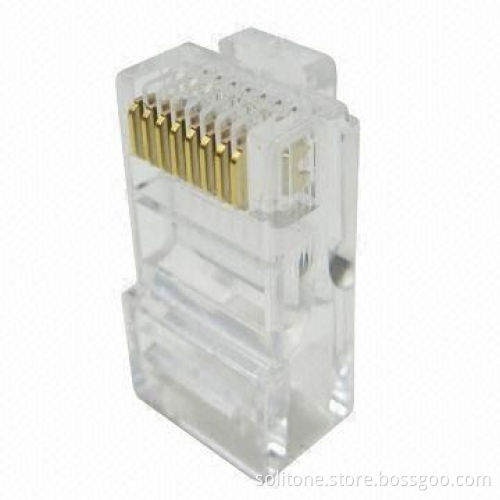 Modular plugs of CAT 5e/CAT 6 RJ45, 8P8C, 8P6C, 8P4C and 8P2C